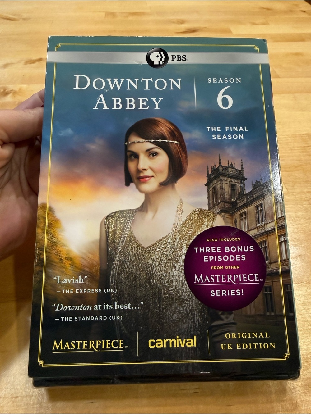 Downton Abbey Season 6 (Original UK Edition) - Blue & Gold DVD Box Set - SEALED